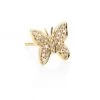 Sydney Evan Butterfly Diamond & 14K Yellow Gold Single Stud Earring