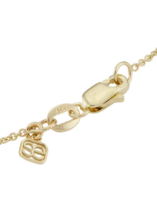 Sydney Evan 14K Yellow Gold & Diamond Cupid Pendant Necklace 5 Sydney Evan 14K Yellow Gold & Diamond Cupid Pendant Necklace - Image 3