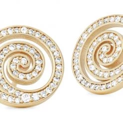 Sydney Evan 14K Yellow Gold & Diamond Spiral Stud Earrings -Sydney Evan Online Shop unnamed file 511