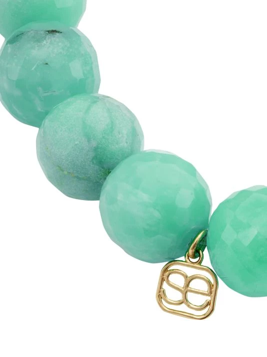 Sydney Evan Whimsical 14K Yellow Gold, Diamonds & Chrysoprase Bracelet 5 Sydney Evan Whimsical 14K Yellow Gold, Diamonds & Chrysoprase Bracelet - Image 3
