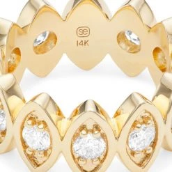 Sydney Evan 14K Yellow Gold & Diamond Large Evil-Eye Eternity Band -Sydney Evan Online Shop unnamed file 526