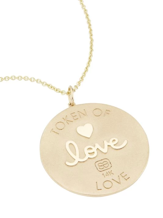 Sydney Evan 14K Yellow Gold & Diamond Happy-Face-Coin Pendant Necklace 6 Sydney Evan 14K Yellow Gold & Diamond Happy-Face-Coin Pendant Necklace - Image 4