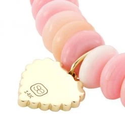 Sydney Evan 14K Yellow Gold, Conch-Shell, & Diamond Beaded Bracelet -Sydney Evan Online Shop unnamed file 597