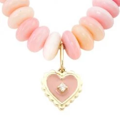 Sydney Evan 14K Yellow Gold, Conch-Shell, & Diamond Beaded Bracelet -Sydney Evan Online Shop unnamed file 598