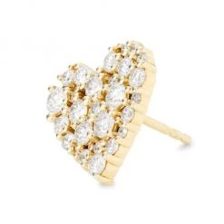 Sydney Evan 14K Yellow Gold & Diamond Cocktail Heart Stud Earrings -Sydney Evan Online Shop unnamed file 609
