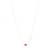 Sydney Evan 14K Gold & Diamond Mini Evil Eye Necklace