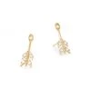 Sydney Evan 14K Yellow Gold & Diamond Evil-Eye Arrow Stud Earrings