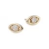 Sydney Evan 14K Yellow Gold & Diamond Large Evil-Eye Stud Earrings