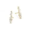 Sydney Evan 14K Yellow Gold & Diamond Small Bar Cocktail Stud Earrings