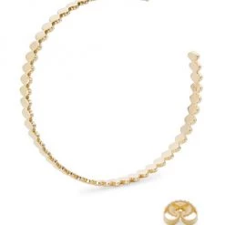 Sydney Evan Pure 14K Yellow Gold Large Marquise Hoop Earrings -Sydney Evan Online Shop unnamed file 645