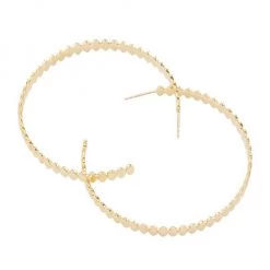 Sydney Evan Pure 14K Yellow Gold Large Marquise Hoop Earrings -Sydney Evan Online Shop unnamed file 646