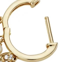 Sydney Evan 14K Yellow Gold, 3-4MM Pearl, & Diamond Huggie Hoop Earrings 8 Sydney Evan 14K Yellow Gold, 3-4MM Pearl, & Diamond Huggie Hoop Earrings -Sydney Evan Online Shop unnamed file 649