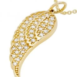 Sydney Evan 14K Yellow Gold & Diamond Small Wing Pendant Necklace 9 Sydney Evan 14K Yellow Gold & Diamond Small Wing Pendant Necklace -Sydney Evan Online Shop unnamed file 668