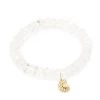 Sydney Evan 14K Yellow Gold, Quartz, & Diamond Beaded Stretch Bracelet