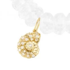 Sydney Evan 14K Yellow Gold, Quartz, & Diamond Beaded Stretch Bracelet -Sydney Evan Online Shop unnamed file 700