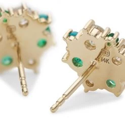 Sydney Evan 14K Yellow Gold & Multi-Gemstone Cluster Stud Earrings -Sydney Evan Online Shop unnamed file 713