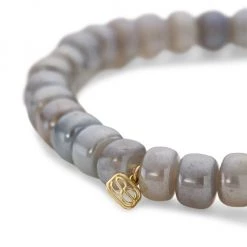Sydney Evan 14K Yellow Gold & Moonstone Beaded Stretch Bracelet -Sydney Evan Online Shop unnamed file 717