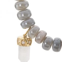 Sydney Evan 14K Yellow Gold & Moonstone Beaded Stretch Bracelet -Sydney Evan Online Shop unnamed file 718
