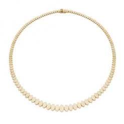 Sydney Evan 14K Yellow Gold Marquise-Link Necklace