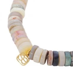 Sydney Evan 14K Yellow Gold, Enamel, & Opal Heishi Bead Heart Charm Bracelet<br> 8 Sydney Evan 14K Yellow Gold, Enamel, & Opal Heishi Bead Heart Charm Bracelet<br> -Sydney Evan Online Shop unnamed file 756