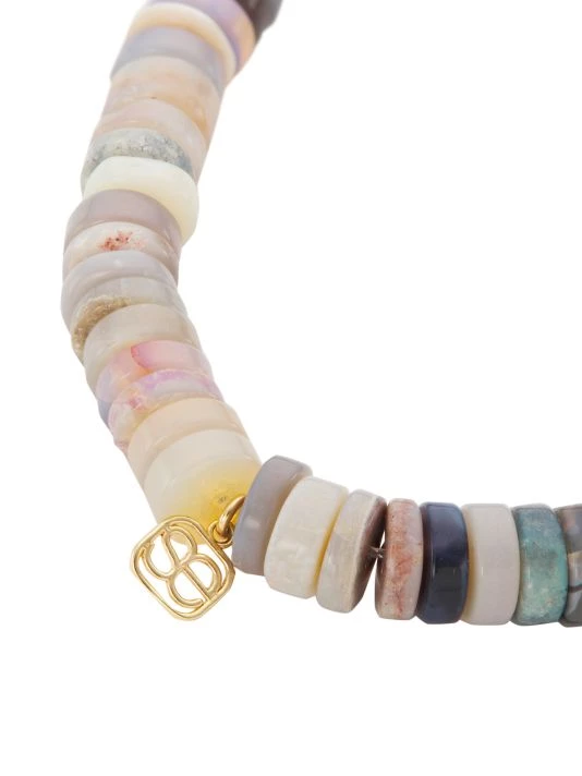 Sydney Evan 14K Yellow Gold, Enamel, & Opal Heishi Bead Heart Charm Bracelet<br> 5 Sydney Evan 14K Yellow Gold, Enamel, & Opal Heishi Bead Heart Charm Bracelet<br> - Image 3