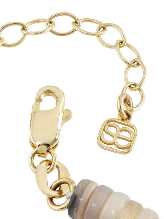 Sydney Evan 14K Yellow Gold, Australian Opal Heishi Bead, & Diamond Choker 5 Sydney Evan 14K Yellow Gold, Australian Opal Heishi Bead, & Diamond Choker - Image 3