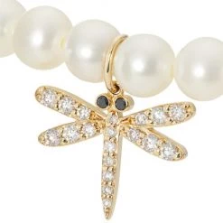 Sydney Evan 14K Yellow Gold, Freshwater Pearl, & Diamond Dragonfly Charm Bracelet 9 Sydney Evan 14K Yellow Gold, Freshwater Pearl, & Diamond Dragonfly Charm Bracelet -Sydney Evan Online Shop unnamed file 773