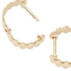 Sydney Evan Pure 14K Yellow Gold Marquise Huggie Hoop Earrings -Sydney Evan Online Shop unnamed file 780