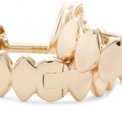 Sydney Evan Pure 14K Yellow Gold Marquise Huggie Hoop Earrings -Sydney Evan Online Shop unnamed file 781