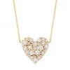 Sydney Evan 14K Yellow Gold & Diamond Heart Pendant Necklace