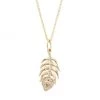 Sydney Evan 14K Yellow Gold & Diamond Peacock-Feather Pendant Necklace -Sydney Evan Online Shop unnamed file 798