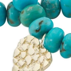 Sydney Evan Pure 14K Yellow Gold & Turquoise Nugget Heart Charm Bracelet 9 Sydney Evan Pure 14K Yellow Gold & Turquoise Nugget Heart Charm Bracelet -Sydney Evan Online Shop unnamed file 809