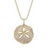 Sydney Evan 14K Yellow Gold & Diamond Large Sand-Dollar Pendant Necklace -Sydney Evan Online Shop unnamed file 810