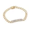 Sydney Evan Luck Icons 14K Yellow Gold & Diamond Bar Bracelet