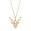 Sydney Evan 14K Yellow Gold & Diamond Deer Pendant Necklace -Sydney Evan Online Shop unnamed file 820