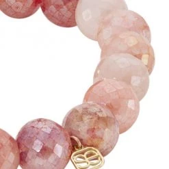 Sydney Evan 14K Yellow Gold, Peach Moonstone, & Diamond Butterfly Charm Bracelet -Sydney Evan Online Shop unnamed file 828