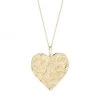 Sydney Evan 14K Yellow Gold Large Nugget Heart Pendant Necklace