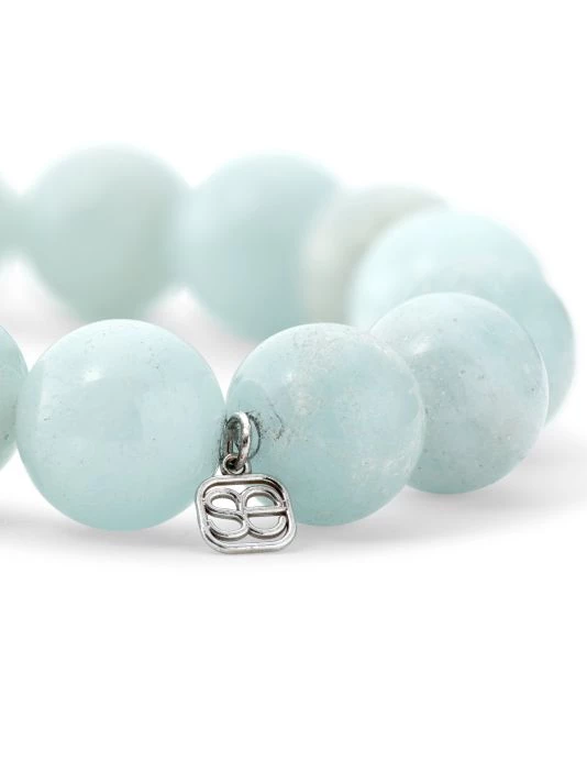 Sydney Evan 14K White Gold, Aquamarine, & Diamond Octopus-Charm Bracelet 5 Sydney Evan 14K White Gold, Aquamarine, & Diamond Octopus-Charm Bracelet - Image 3