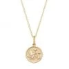 Sydney Evan 14K Yellow Gold & Diamond Cupid-Coin Pendant Necklace -Sydney Evan Online Shop unnamed file 850