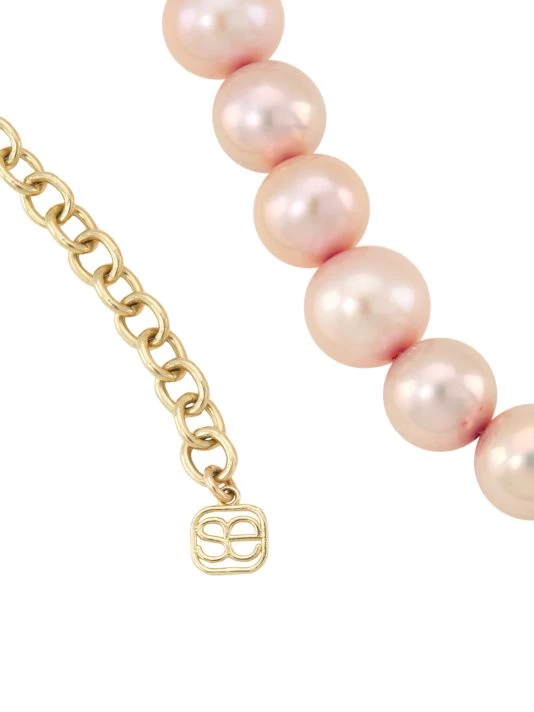 Sydney Evan 14K Yellow Gold, Pearl, & Diamond Heart Pendant Necklace 5 Sydney Evan 14K Yellow Gold, Pearl, & Diamond Heart Pendant Necklace - Image 3