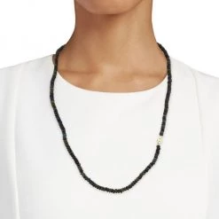 Sydney Evan 14K Yellow Gold & Ethiopian Opal Medium Evil Eye Link Beaded Necklace -Sydney Evan Online Shop unnamed file 935