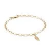 Sydney Evan 14K Yellow Gold & Diamond Feather Charm Bracelet 1 Sydney Evan 14K Yellow Gold & Diamond Feather Charm Bracelet -Sydney Evan Online Shop unnamed file 94