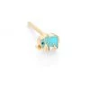 Sydney Evan Mini Enamel & 14K Yellow Gold Elephant Single Stud Earring